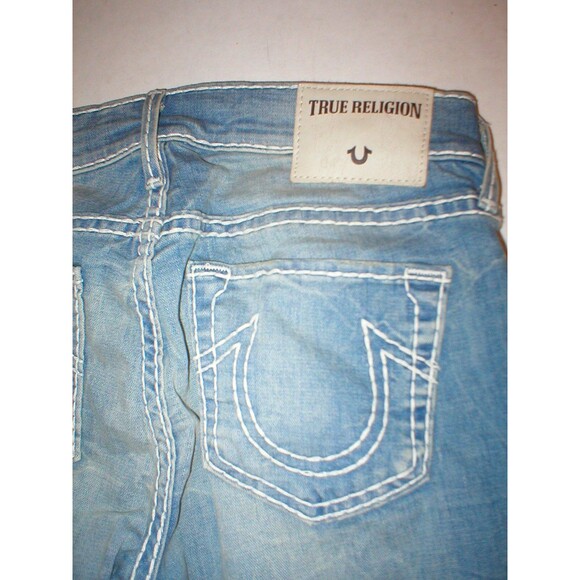New $329 Womens True Religion Brand Jeans NWT Casey Super T Skinny USA Blue 26 - Picture 8 of 10